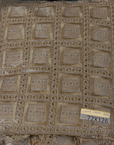 Tablecloth Embroidery "CouTou CouTou" 12673 on Sheer