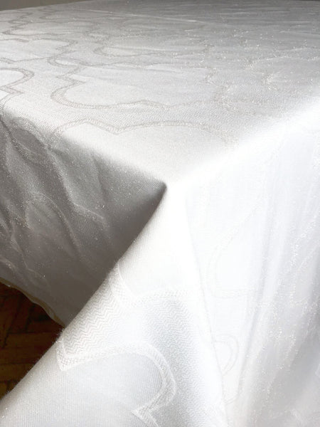 Tablecloth Jacquard "Trellis Angel Hair" 12633_9712